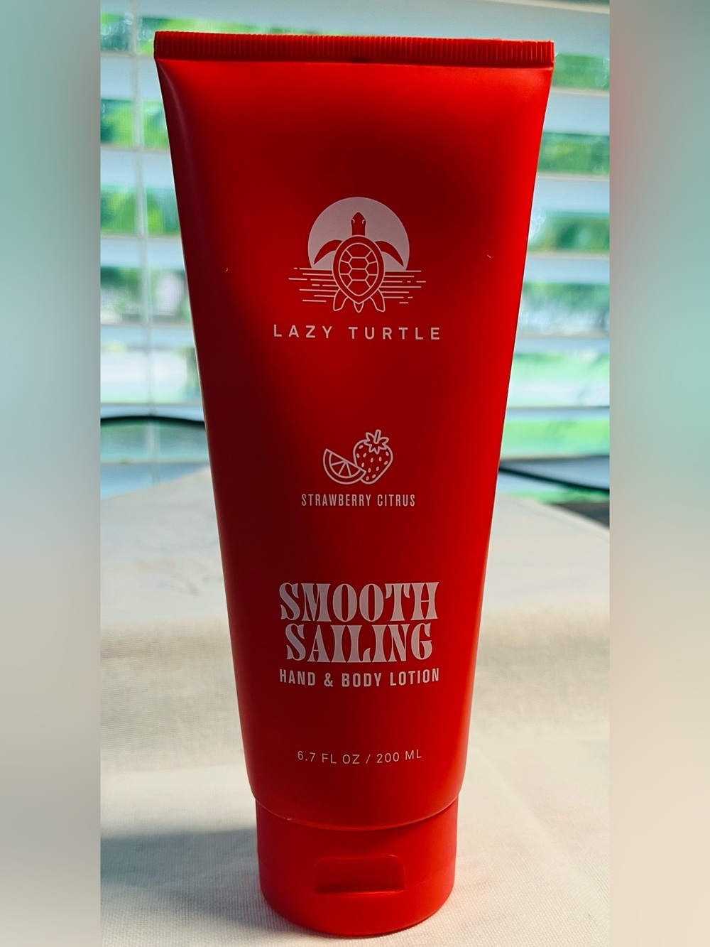 Lazy Turtle Smooth Sailing Strawberry Citrus Hand & Body Lotion - 6.7oz